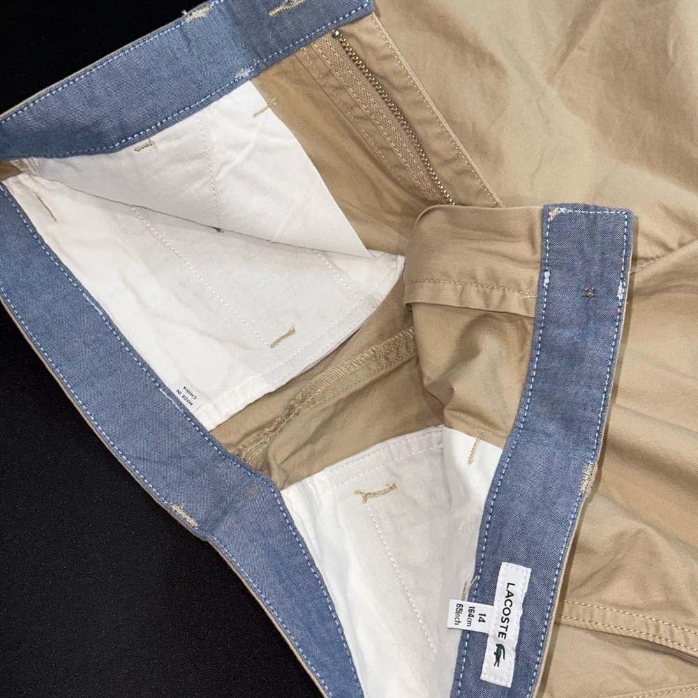Lacoste Boy Khaki Shorts - Picture 3 of 3